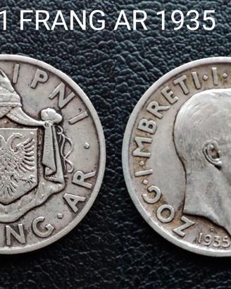 1 Frang AR 1935 Argento 