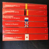 Lotto 5 libri + CD "Lingue in 30 giorni" Berlitz