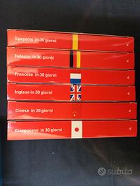 Lotto 5 libri + CD "Lingue in 30 giorni" Berlitz