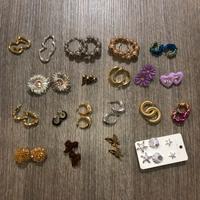 Lotto 20 paia orecchìni misto acciaio