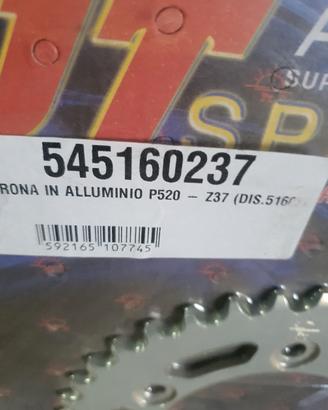 corona in ergal passo 520 z 37 denti per ducati 