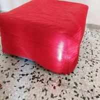 Pouf letto con materassino spesso lavabile, non sc