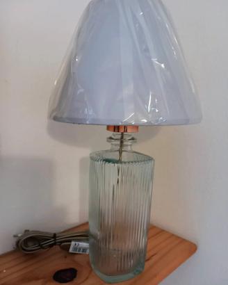 bottiglia gin in vetro lampada 