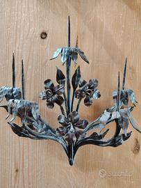 Decorazione in ferro battuto fine 1800