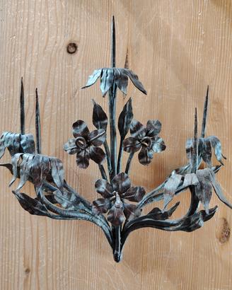 Decorazione in ferro battuto fine 1800