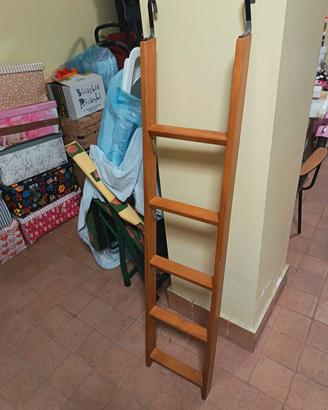 Scala per letto a castello e camper in legno  