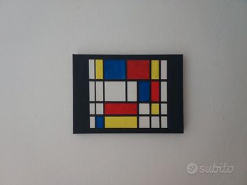 Quadro moderno stile Mondrian - Geometrie astratte