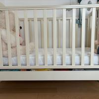 Culla Azzurra Design e materasso come nuovo