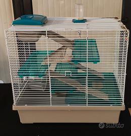 Gabbia Multipiano per criceti con accessori