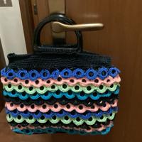Borsa multicolori fatta a mano