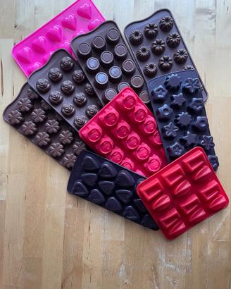 Stampi in silicone per cioccolatini