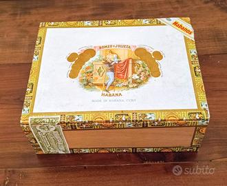SCATOLA ORIGINALE PORTASIGARI ROMEO Y JULIETA 