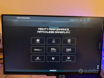 Monitor 27pollici 4k 160hz +  1080p 320hz