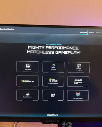 Monitor 27pollici 4k 160hz +  1080p 320hz