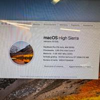 Macbook pro 2010