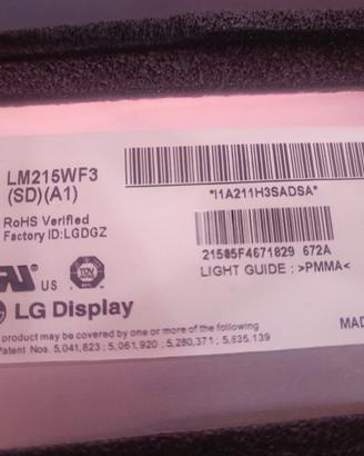 schermo LCD Apple iMac 