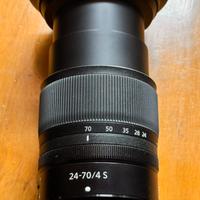 Nikon Obiettivo Z 24-70 f/4 S NUOVO GARANZIA NITAL