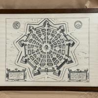 Stampa storica di Palmanova
