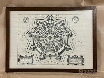 Stampa storica di Palmanova