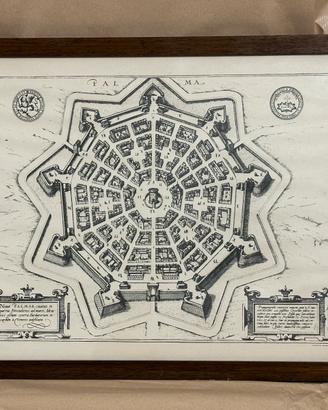 Stampa storica di Palmanova