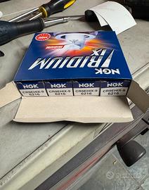 Set 4 candele moto nuove