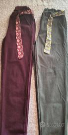 Pantaloni donna in velluto 