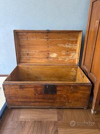 Baule in legno anni 60- vintage