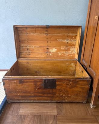 Baule in legno anni 60- vintage