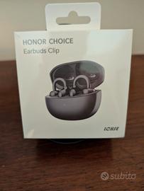 CUFFIE HONOR CHOICE EARBUDS CLIP NUOVE SIGILLATE 