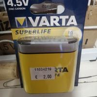 pila Duracell e varta 4.5 volt