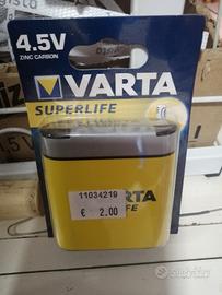 pila Duracell e varta 4.5 volt