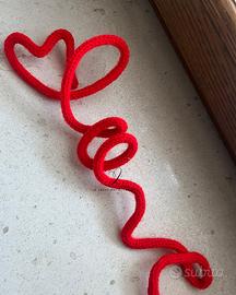 Decorazione tricotin san valentino