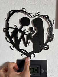 Decorazione halloween jack e sally