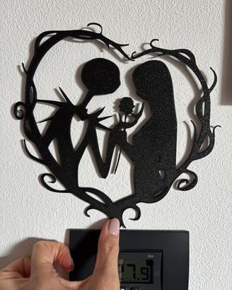 Decorazione halloween jack e sally