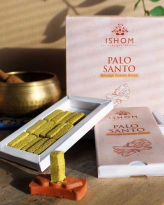 Ishom 15 Mattoncini di Incenso al Palo Santo