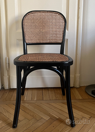 Sedia in legno con intreccio – €35