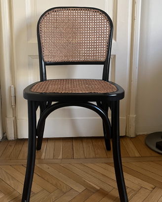 Sedia in legno con intreccio – €35