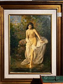 Grande dipinto "Venere" di A. Brelagi da collezion
