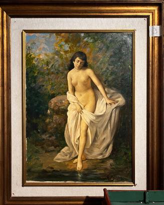 Grande dipinto "Venere" di A. Brelagi da collezion