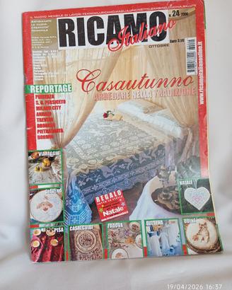 rivista vintage Ricamo Italiano ago filo artigiano