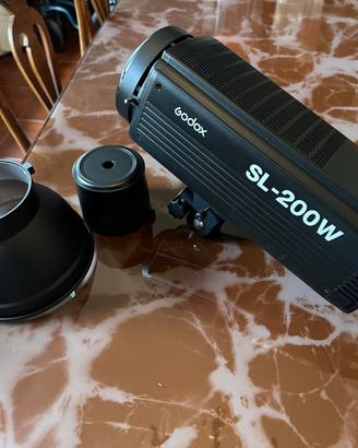 Godox SL200W illuminatore LED 200W Daylight (Attac