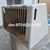 gabbia per trasporto cani in vetroresina