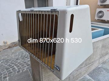 gabbia per trasporto cani in vetroresina