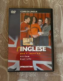 DVD L'Inglese De Agostini - Vol. 1 (Units 1-5)