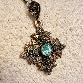 Collana Vintage "Croce di Gerusalemme"