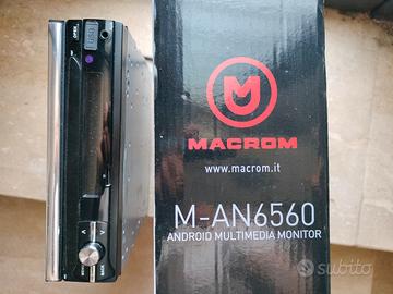 stereo Macrom android con schermo 