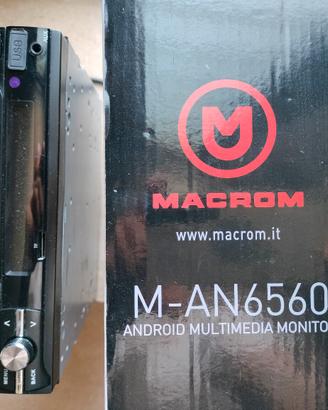 stereo Macrom android con schermo 
