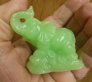 Elefante PORTA FORTUNA. pietra naturale. 