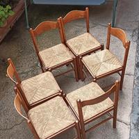 Antiche sedie Vintage in legno