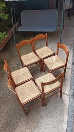 Antiche sedie Vintage in legno